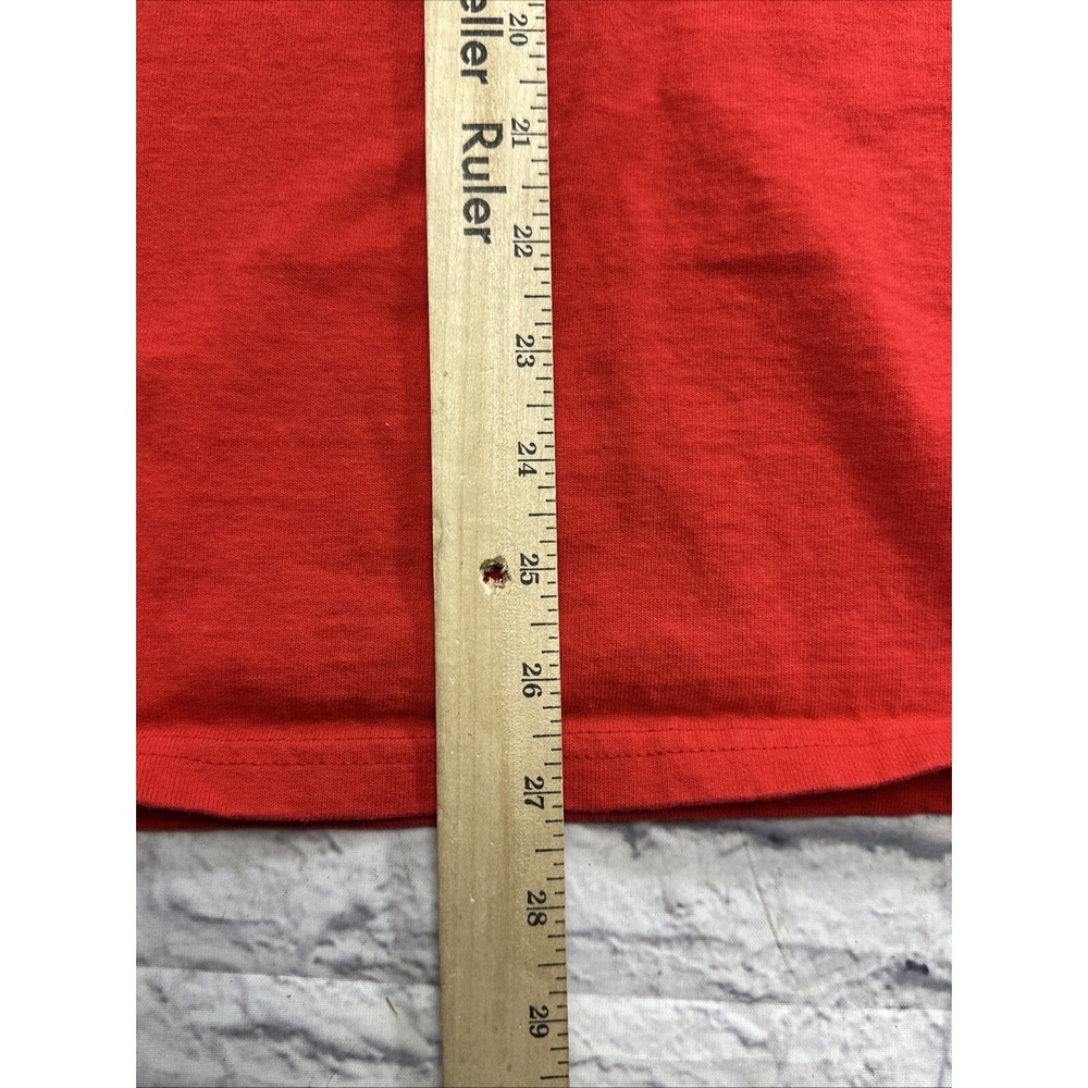 Champion Medium Red Alien Rocket Ship Graphic T-Shirt I'm Outta Here‎ Area 51 ET - Picture 6 of 8